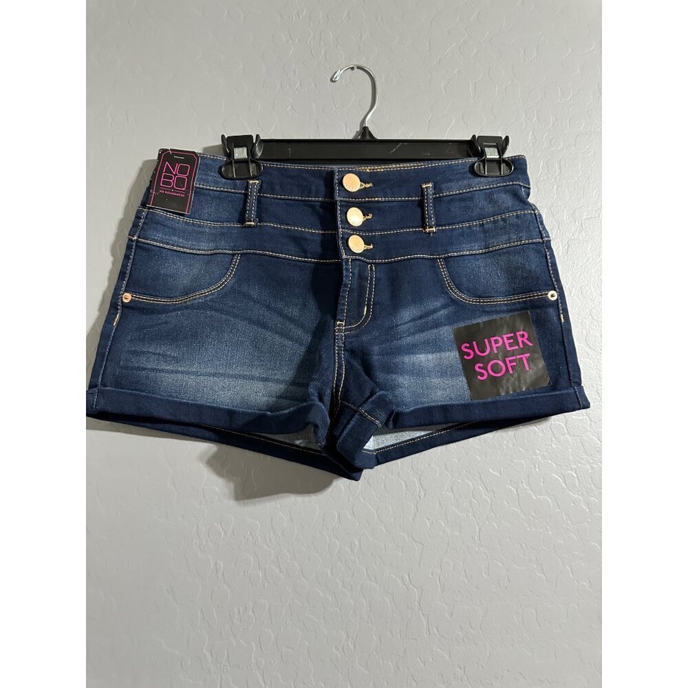 NoBo Juniors Super Soft Triple Stack Shorts in Dark